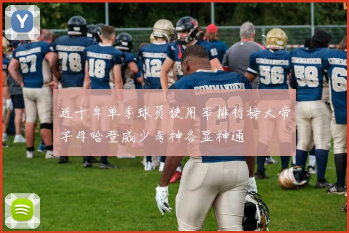 近十年单季球员使用率排行榜大帝字母哈登威少考神各显神通