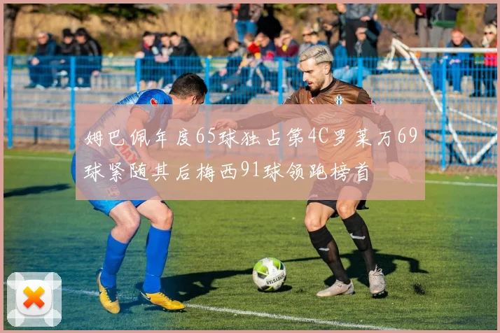 姆巴佩年度65球独占第4C罗莱万69球紧随其后梅西91球领跑榜首