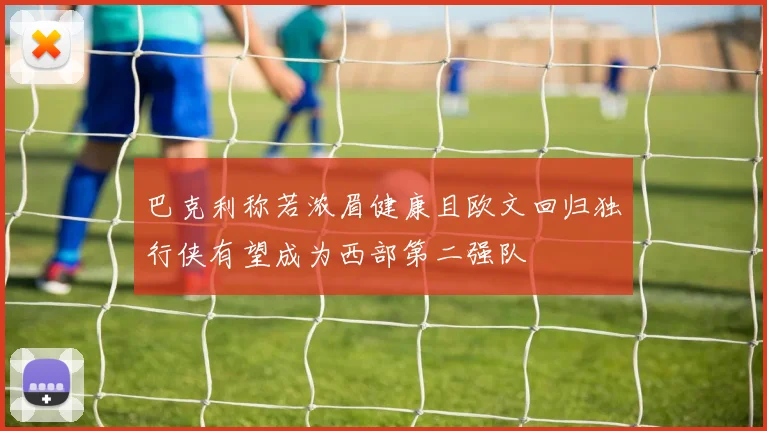 巴克利称若浓眉健康且欧文回归独行侠有望成为西部第二强队